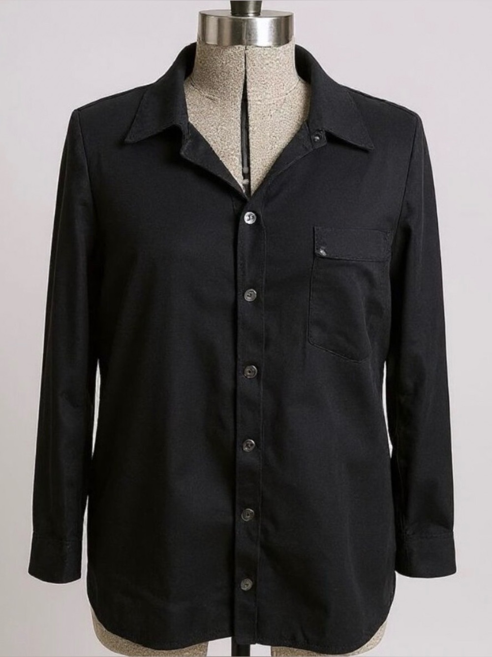 Old Navy Linen Blend Long Sleeve Button Down Shirt sz Large